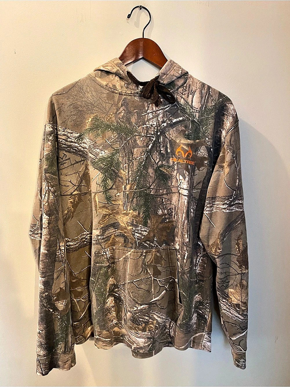 Realtree Men's Camo Pullover Hoodie Size Medium